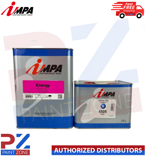 IMPA 2K MS Clearcoat / LACQUER kit With Hardner 7.5 L